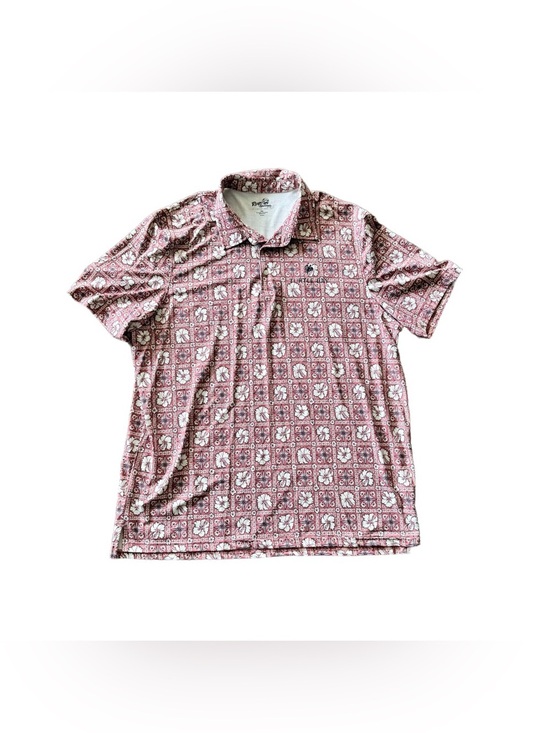 reyn spooner Other - Reyn Spooner Polo Shirt Men's XXL Pua Patchwork Hawaiian Golf Athleisure Casual